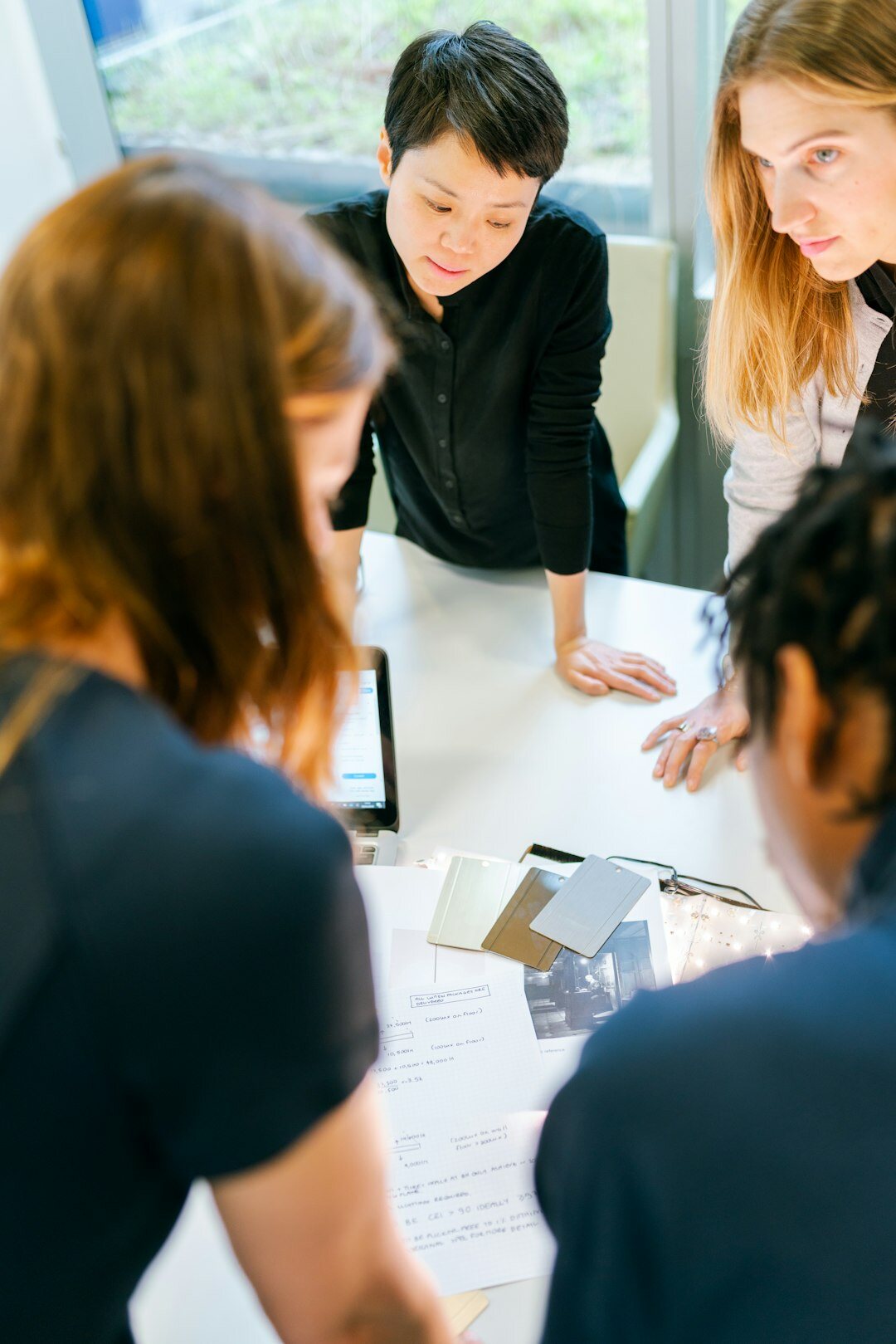 team collaboration in office