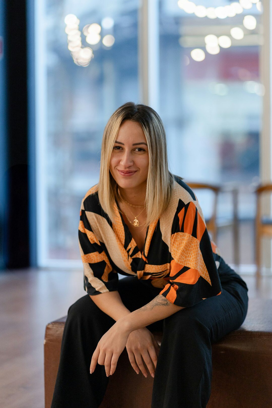 Portrait of a smiling European HR professional woman